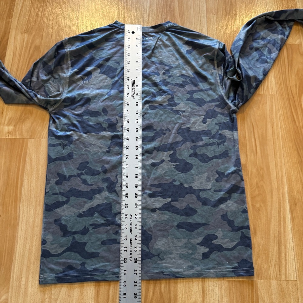Salt Life Long Sleeve SLX Tee Rogue Army Camo Fishing Shirt- Men’s Small - Picture 8 of 9